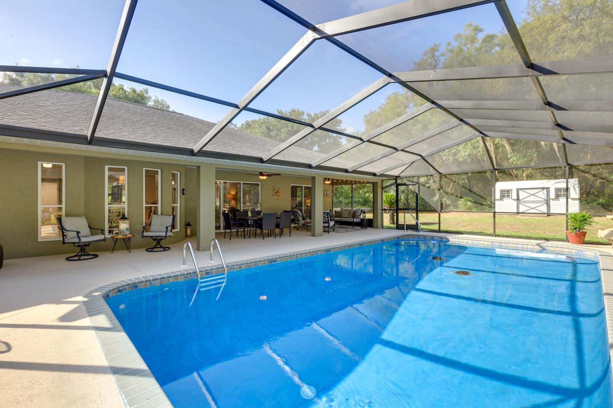 8 Mi To Rainbow Springs Dunnellon Area Home! Dış mekan fotoğraf