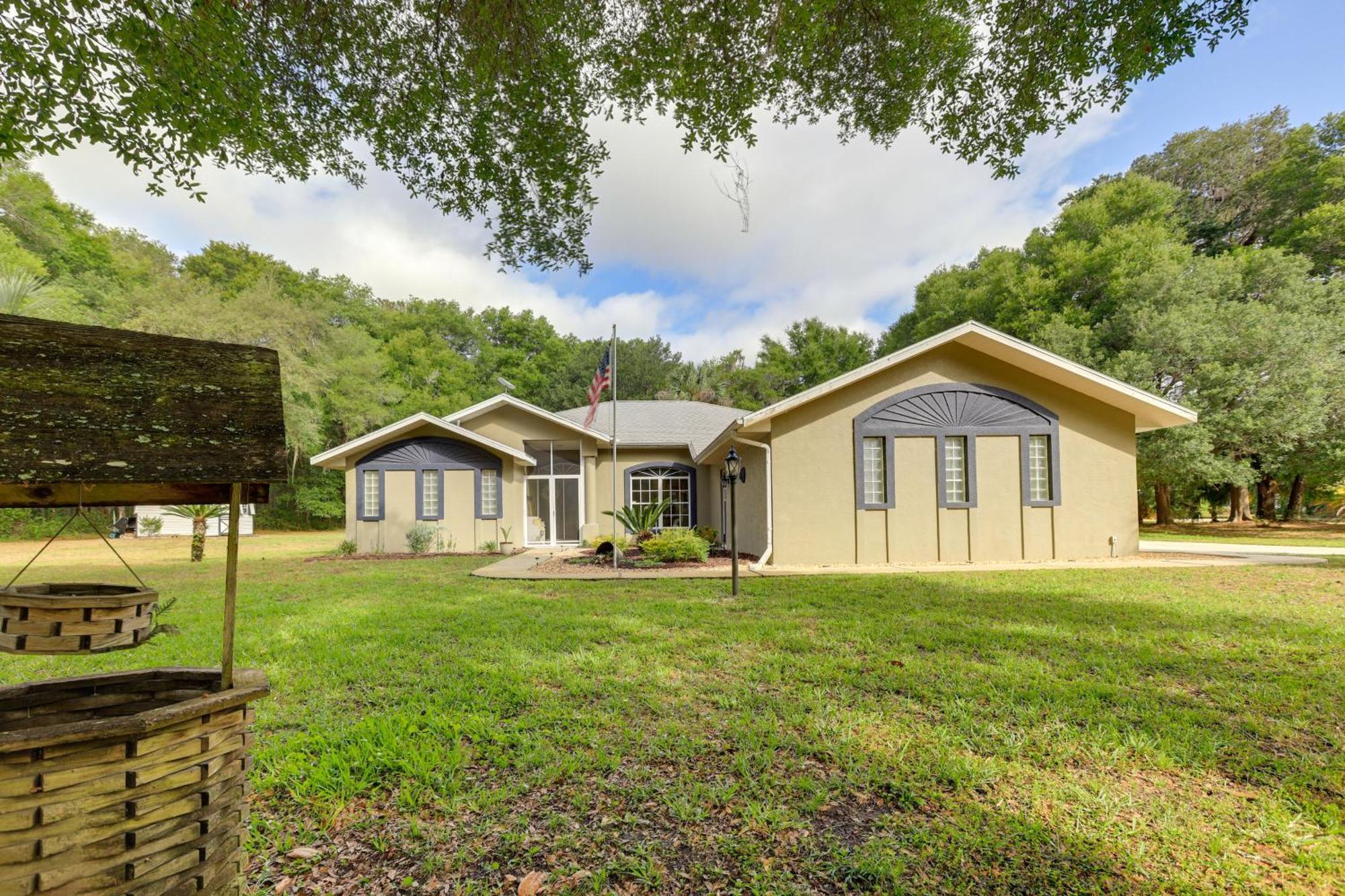 8 Mi To Rainbow Springs Dunnellon Area Home! Dış mekan fotoğraf